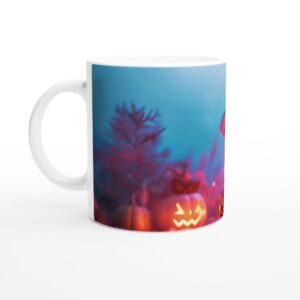 Charming Little Witchy Friend 11oz Ceramic Mug - Spooky Cute Halloween Vibes