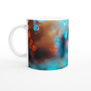 Spooky-Cute Halloween Witch & Pumpkin 11oz Ceramic Mug