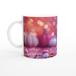 Cute Spooky Ghost & Candy Halloween 11oz Ceramic Mug - Perfect for Pumpkin Spice & Hot Cocoa!