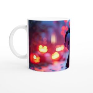 Little Vampire with Lollipop Mug – Spooky Cute Halloween Ceramic 11oz Cup