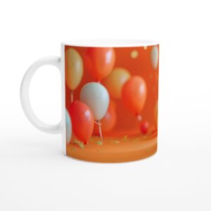 Spooky Cute Ghost Party 11oz Ceramic Mug - Happy Halloween Fun