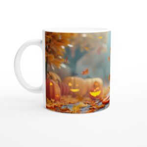Little Firefighter Halloween Mug - Spooky Season Fun 11oz Ceramic Mug