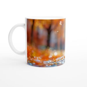 Charming Ghost & Pumpkin Fall Celebration 11oz Ceramic Mug