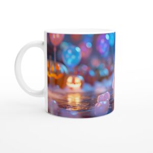 Cute Spooky Ghost Halloween Pastel Mug - White 11oz Ceramic Mug