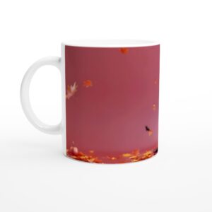 Spooky Cute Vampire Kid Halloween 11oz Ceramic Mug - Perfect for Pumpkin Spice & Hot Cocoa!
